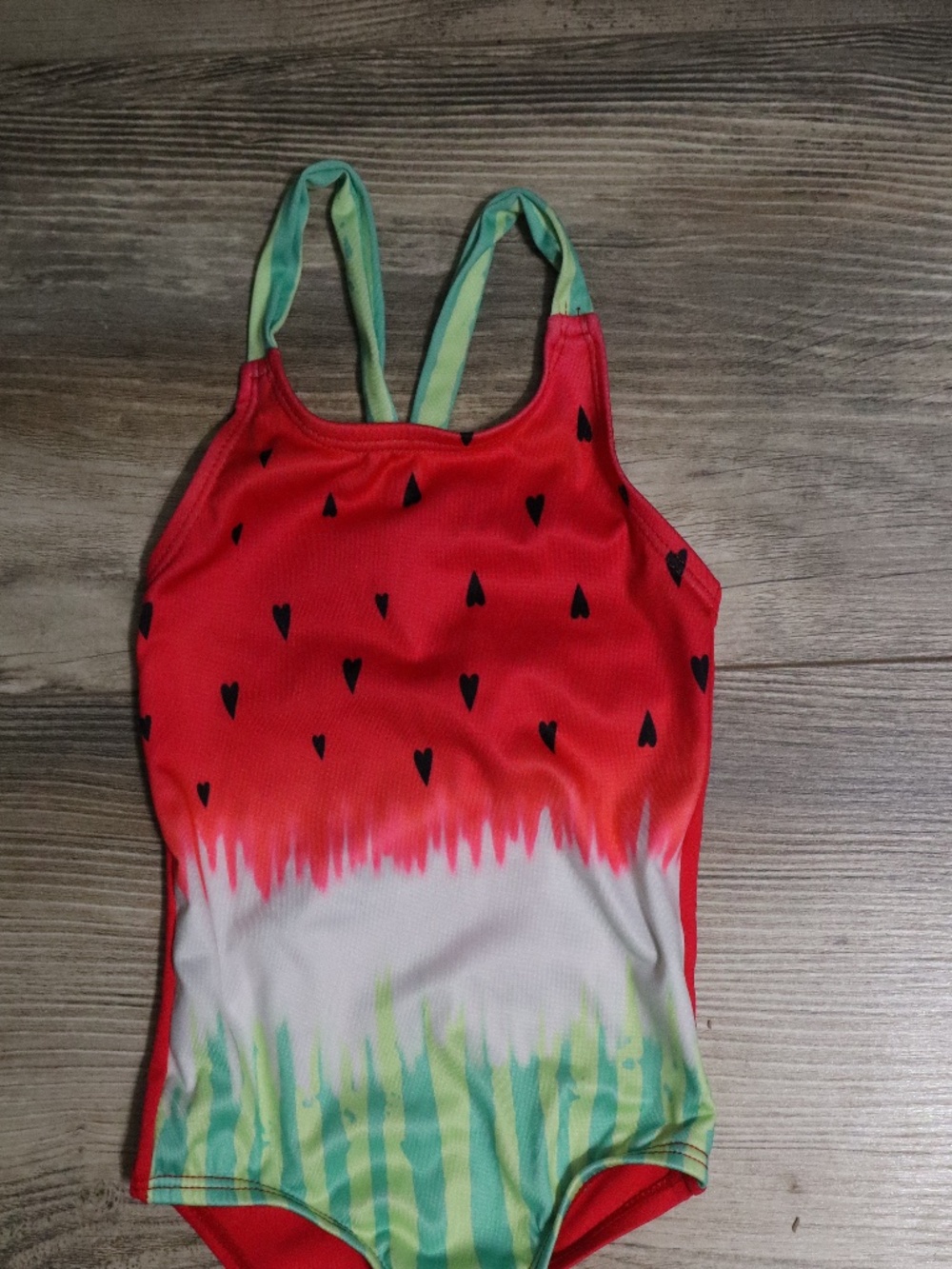 Watermelon one piece bathing suit